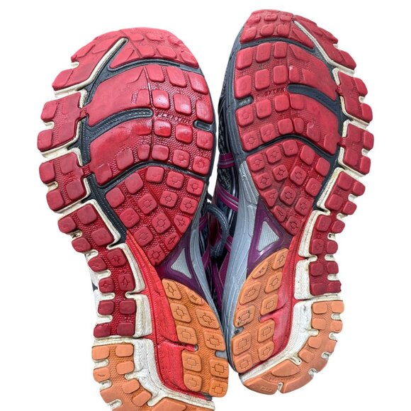 Brooks GTS 17 Womans pink gray running sneakers SZ 9D SKU 9421 - Picture 5 of 16